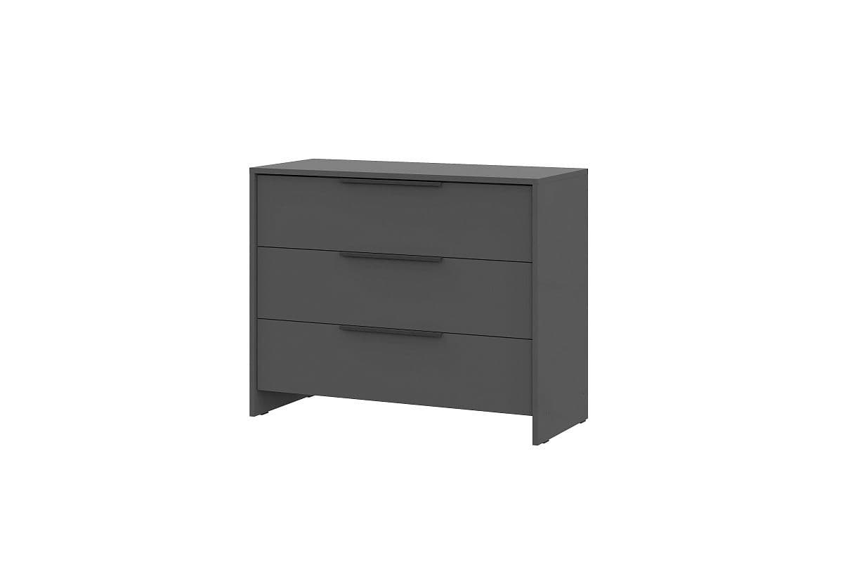 Комод 3 ящика Камелия Графит