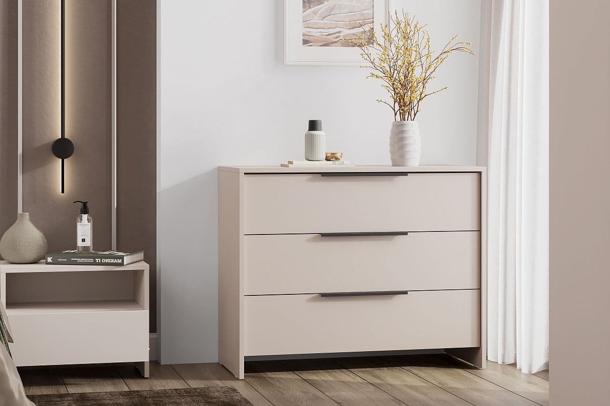Комод 3 ящика Камелия Меланж - фото 4