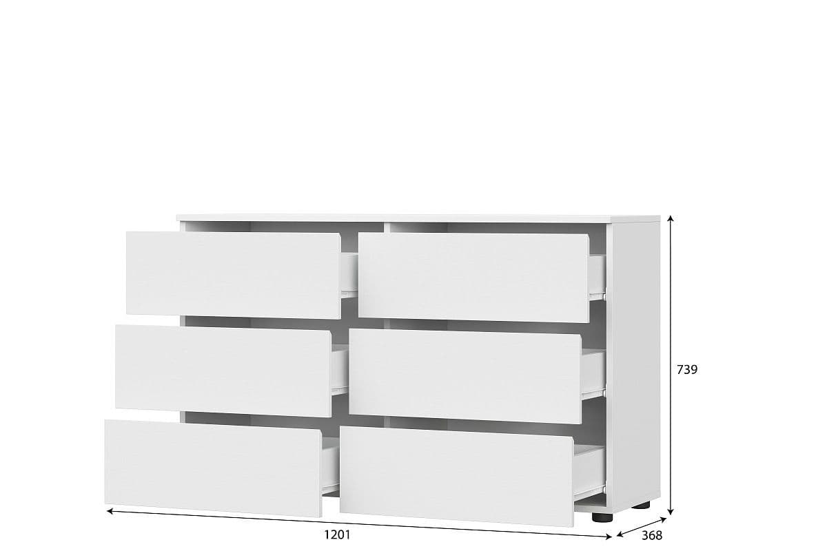 Комод 6 ящиков (Токио, модульная) - фото 3