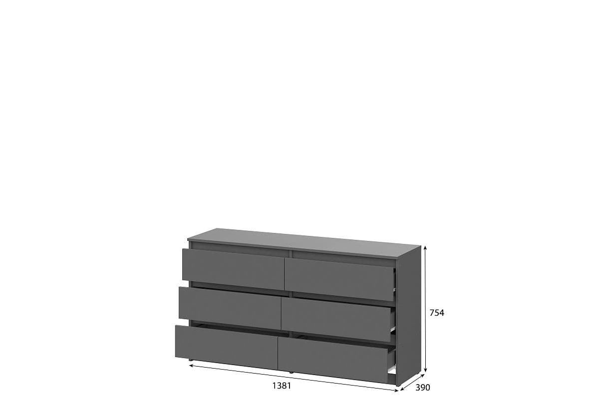 Комод с ящиками (Денвер, модульная) - фото 3