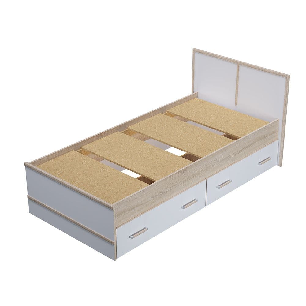 Кровать 900 LIGHT (Сакура Сонома, модульная) - фото 3