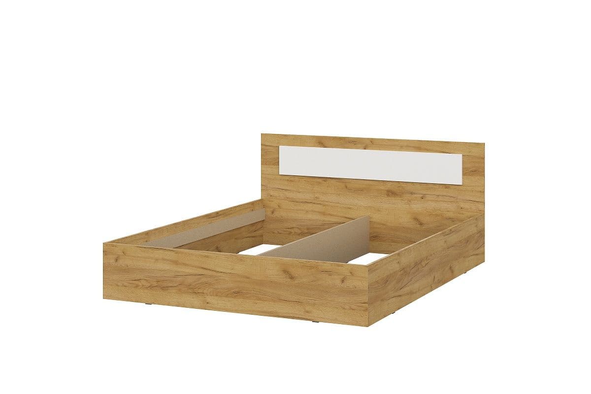 Кровать двойная 1600 (Дольче Дуб Золотой, модульная) - фото 2