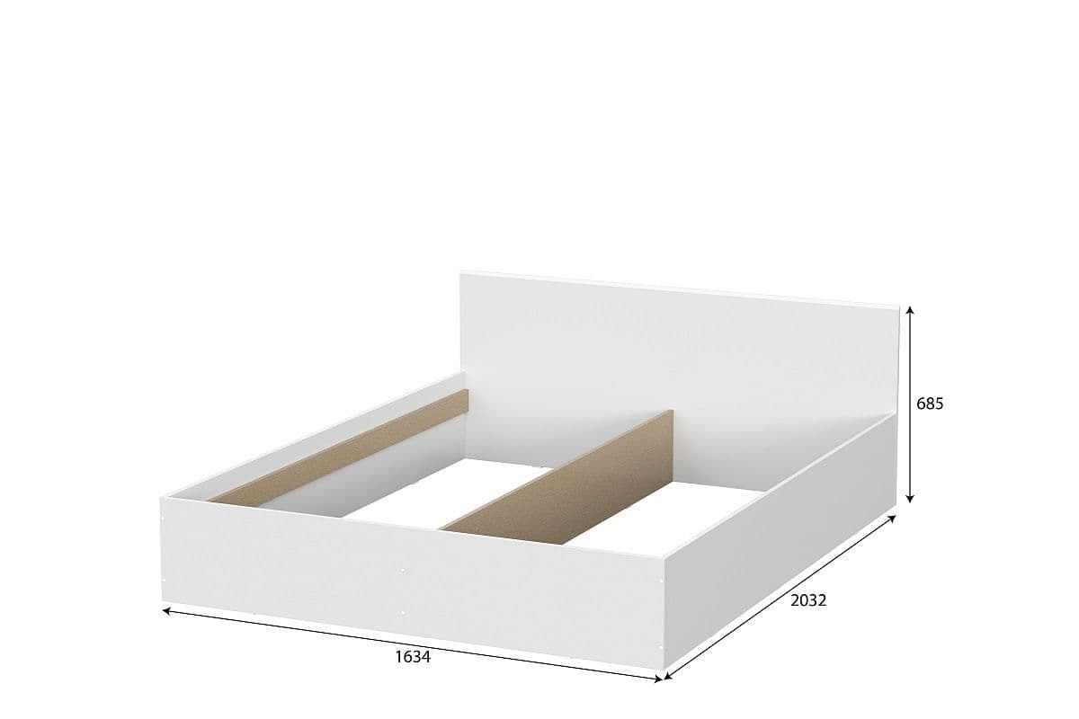 Кровать двойная универсальная 1600 (Токио, модульная) - фото 4