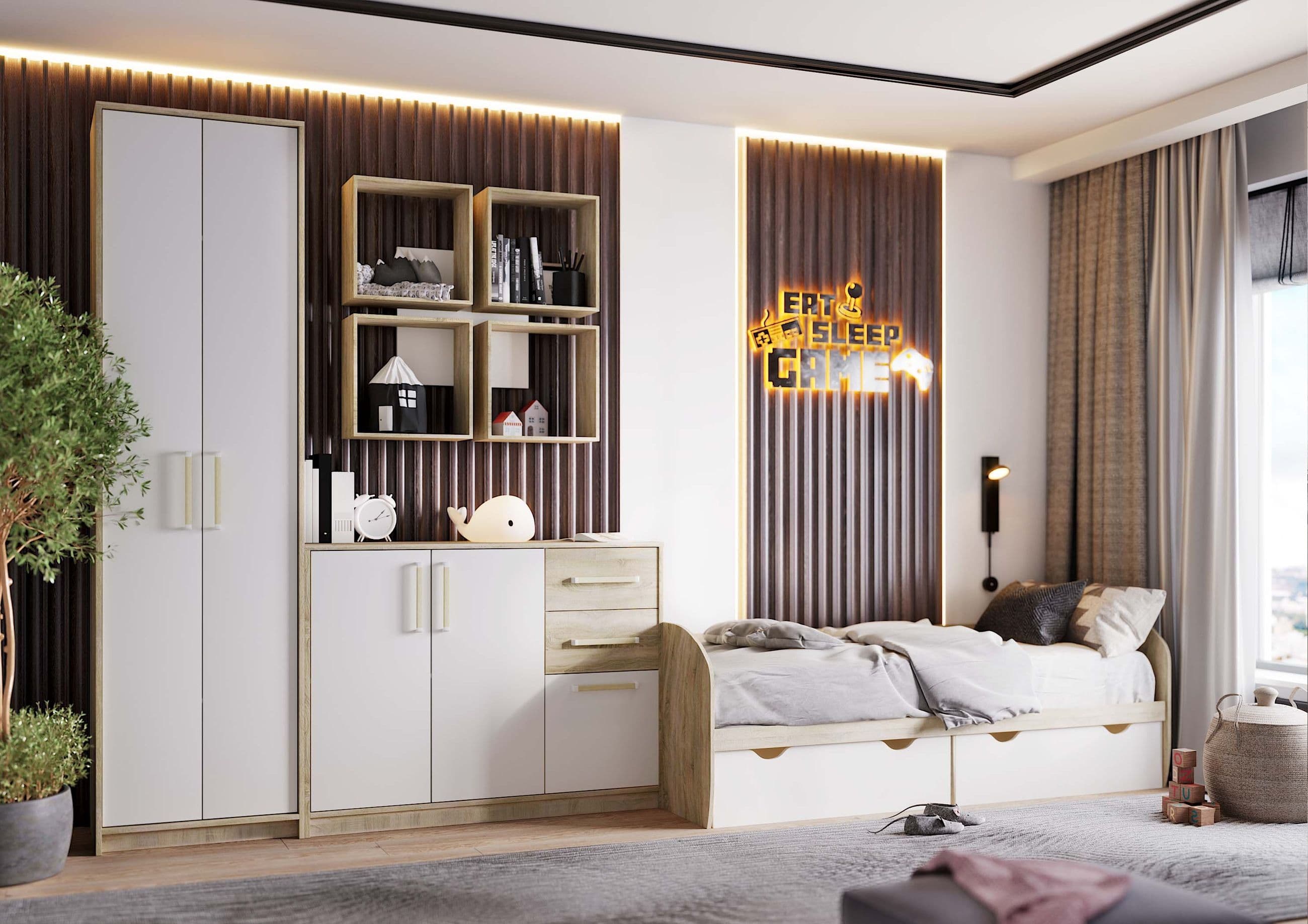 Кровать КД-1.8 с ящиками (Эдем-1, модульная) - фото 4