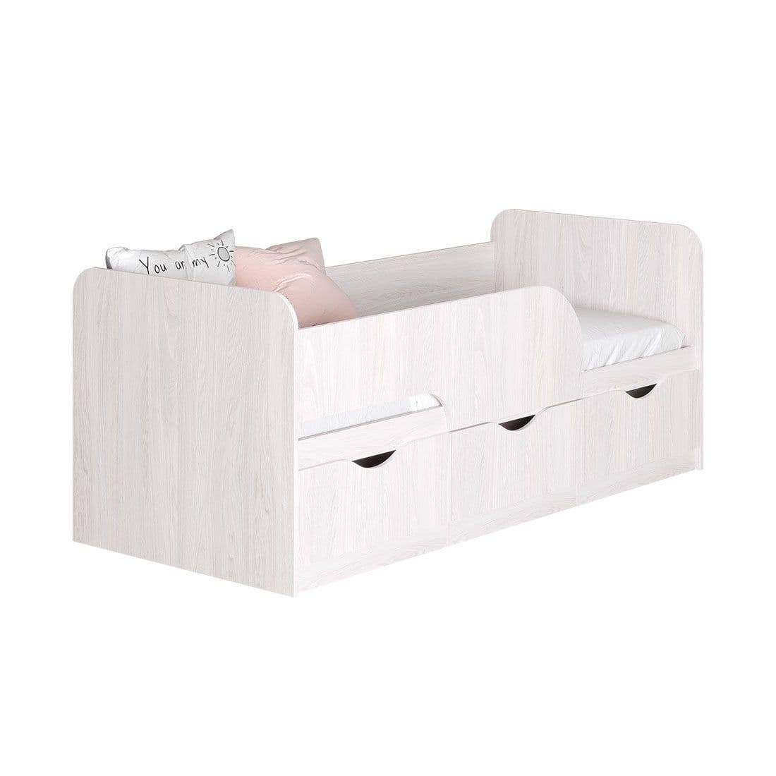 Кровать КР-22 Стандарт Ясень белый - фото 2