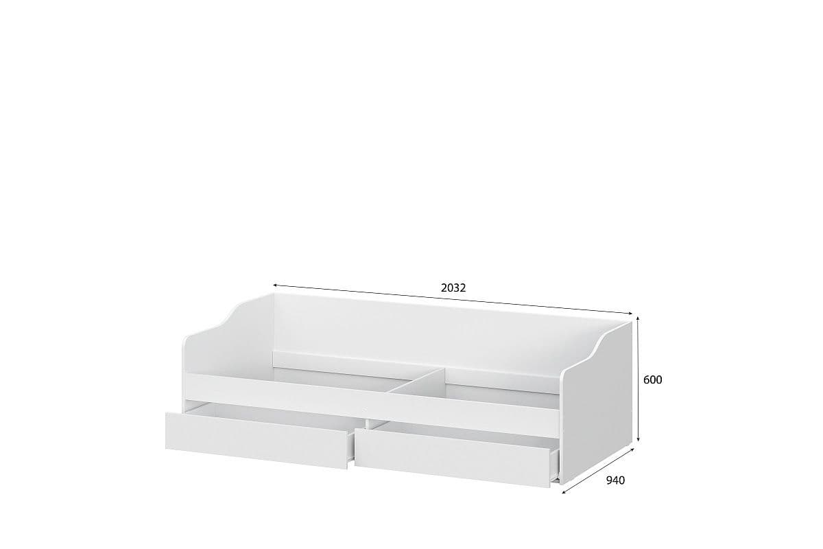 Кровать КР-2 (900) (Токио, модульная) - фото 4