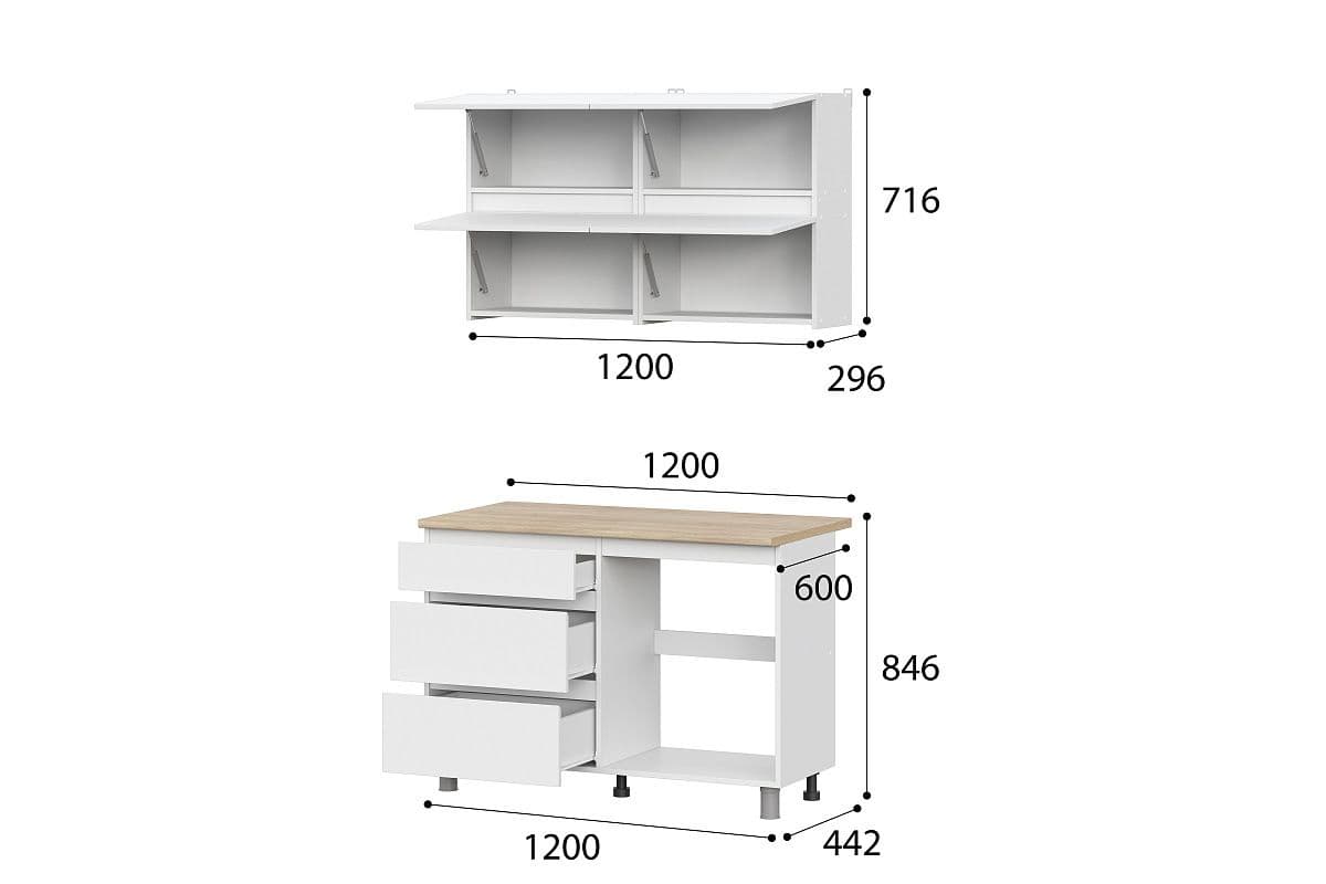 Кухня Токио 1,2 м - фото 2