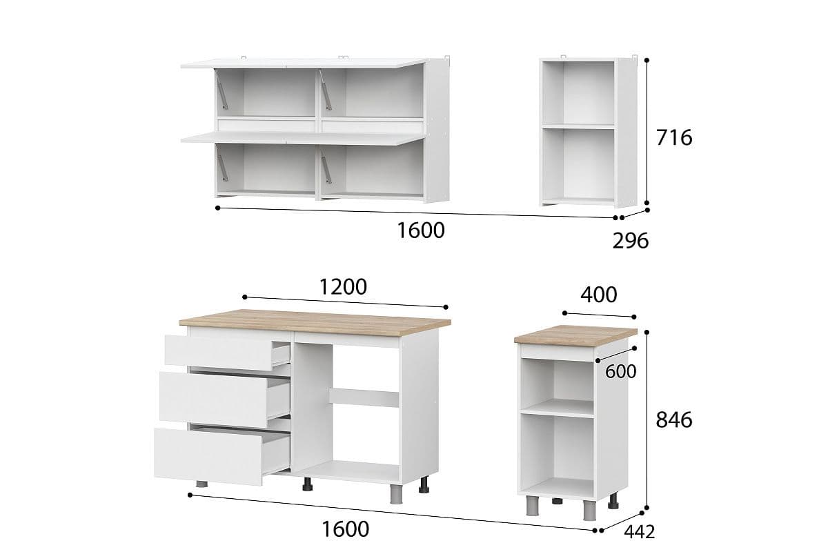 Кухня Токио 1,6 м - фото 2