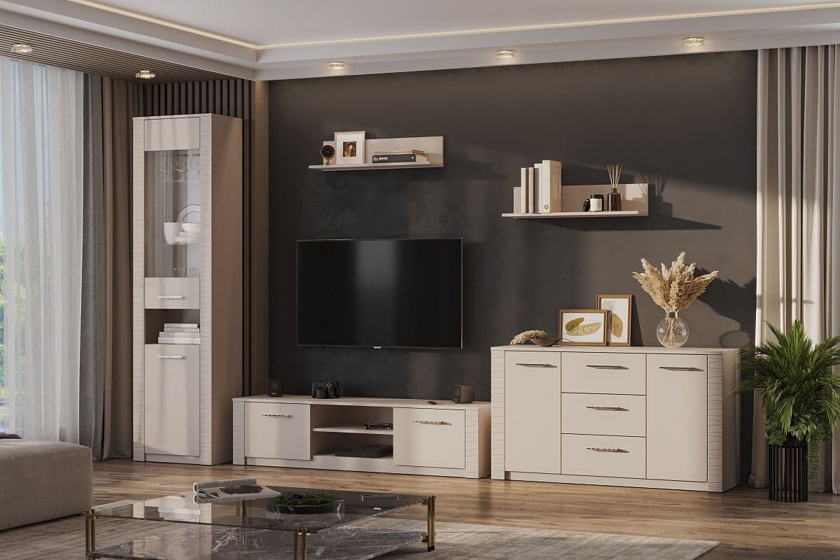 Полка навесная (комплект 2 шт.) (Калипсо, модульная) - фото 3