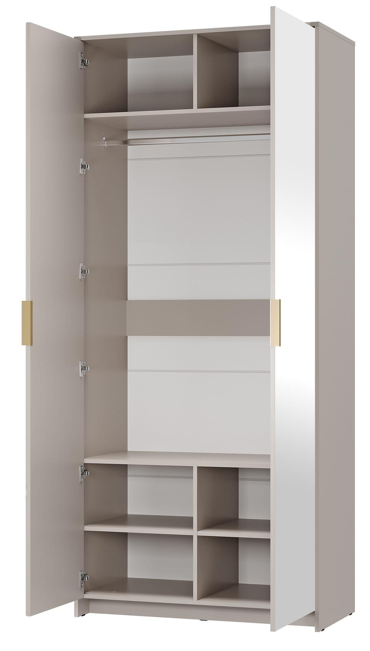 Шкаф 2-х створчатый с зеркалом ШК-05 (Пандора, модульная) - фото 2