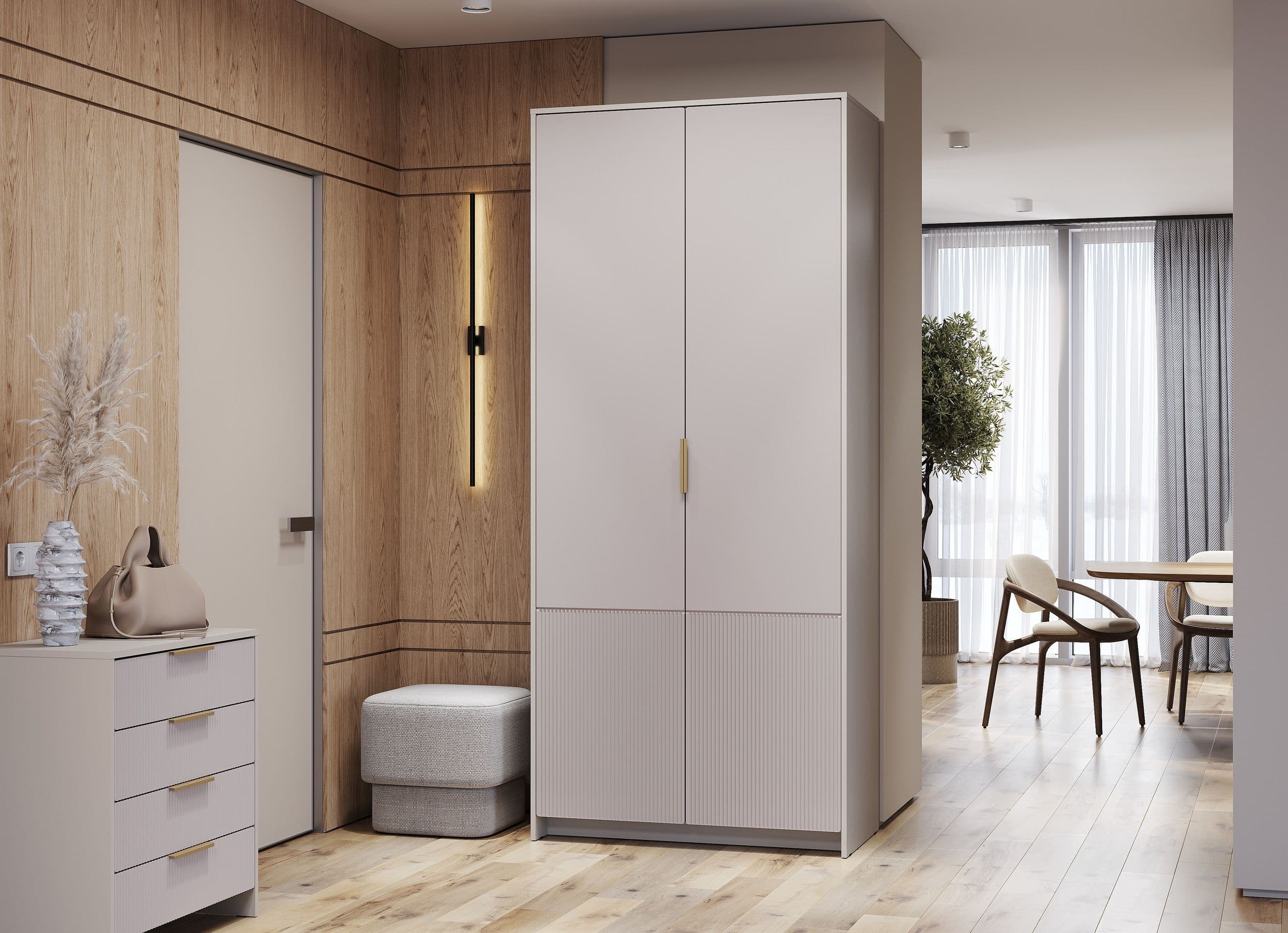 Шкаф 2-х створчатый ШК-04 (Пандора, модульная) - фото 4