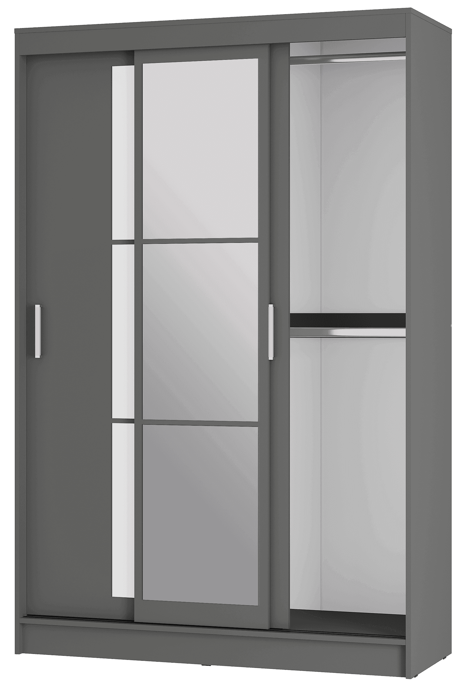 Шкаф-купе Денвер ШКК-03 Графит - фото 2