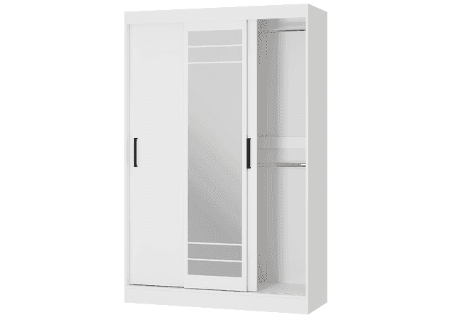 Шкаф-купе Тео ШКК-02 Белый - фото 3