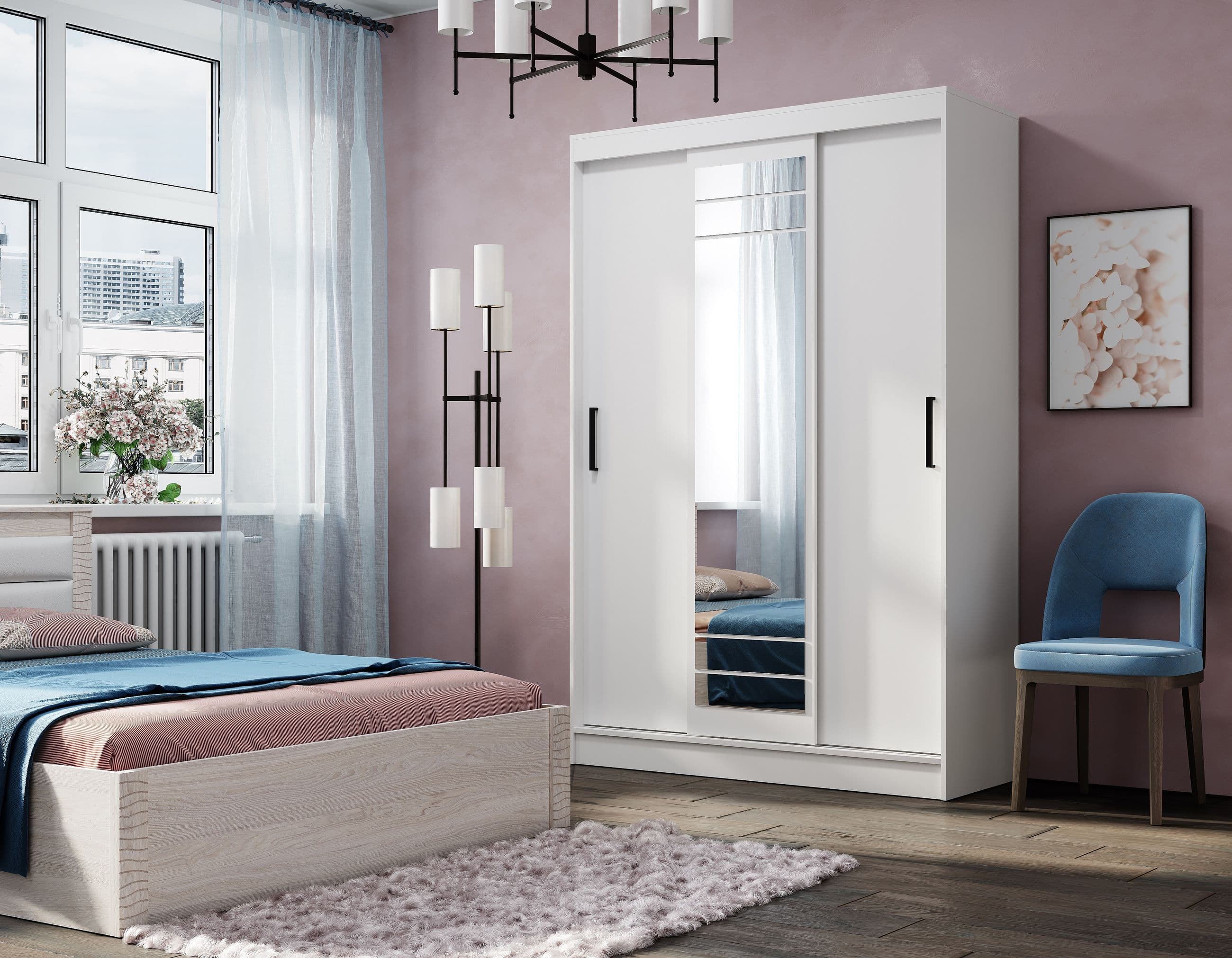 Шкаф-купе Тео ШКК-02 Белый - фото 5