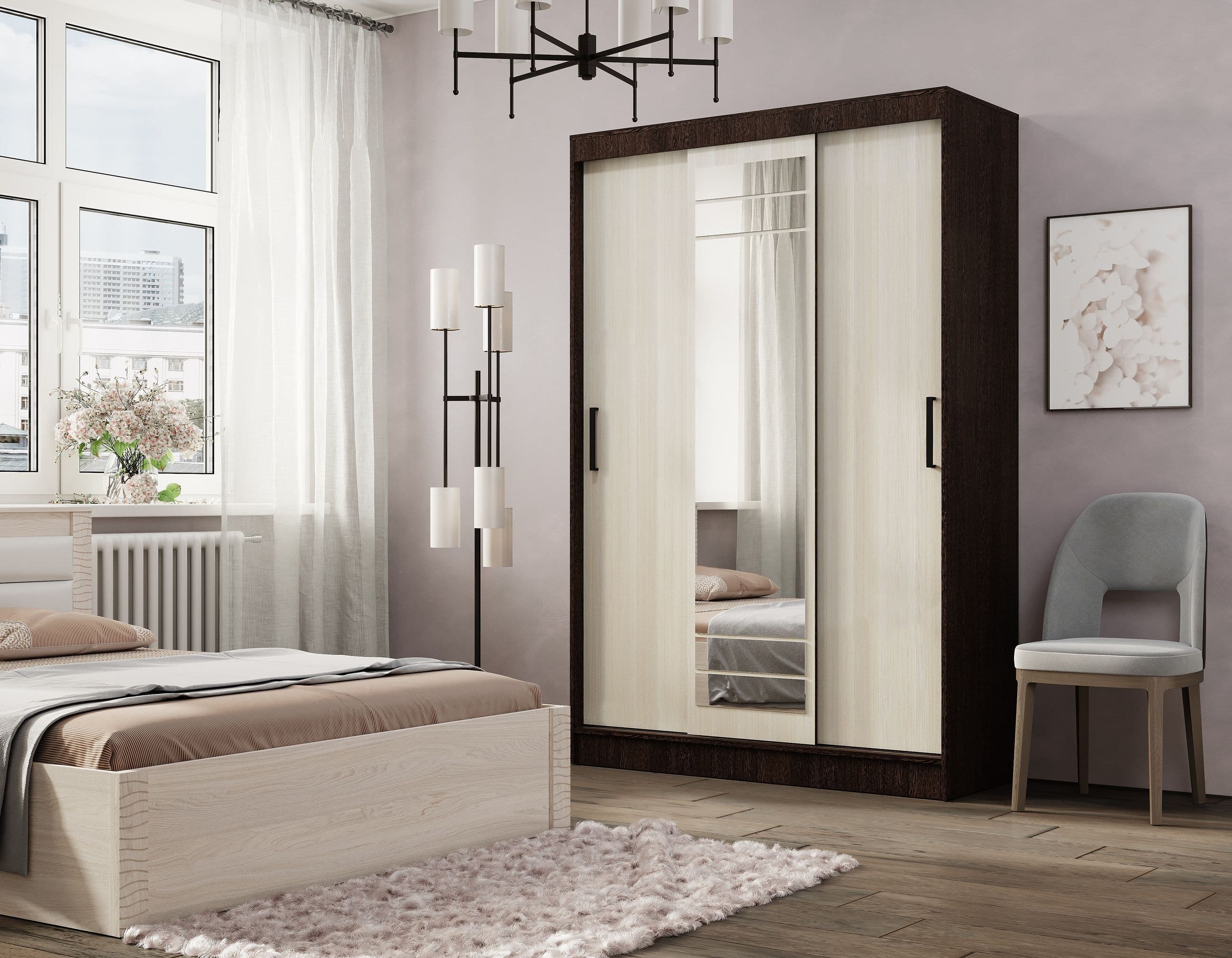 Шкаф-купе Тео ШКК-02 Венге - фото 5