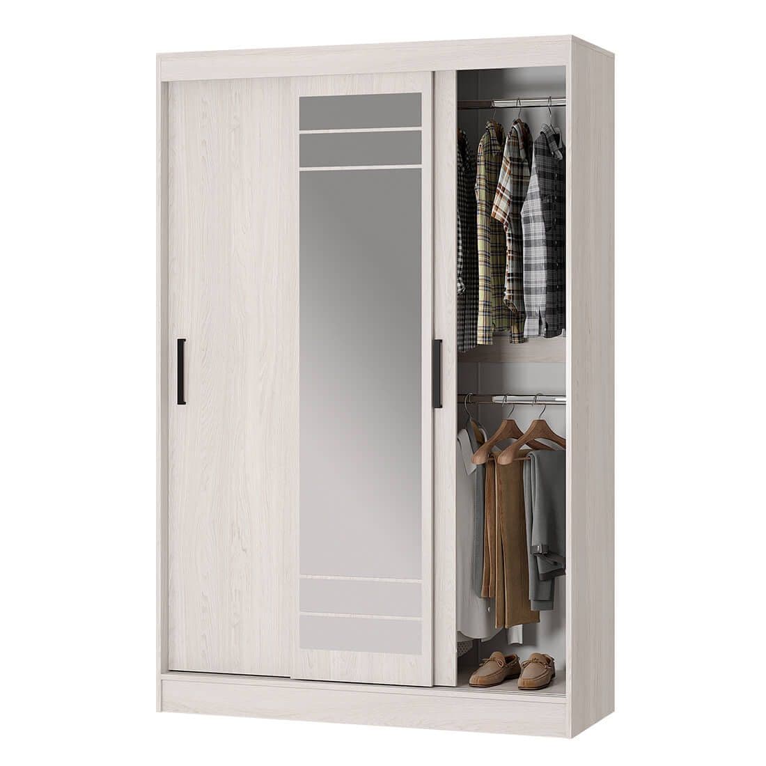 Шкаф-купе Тео ШКК-02 Ясень белый - фото 3
