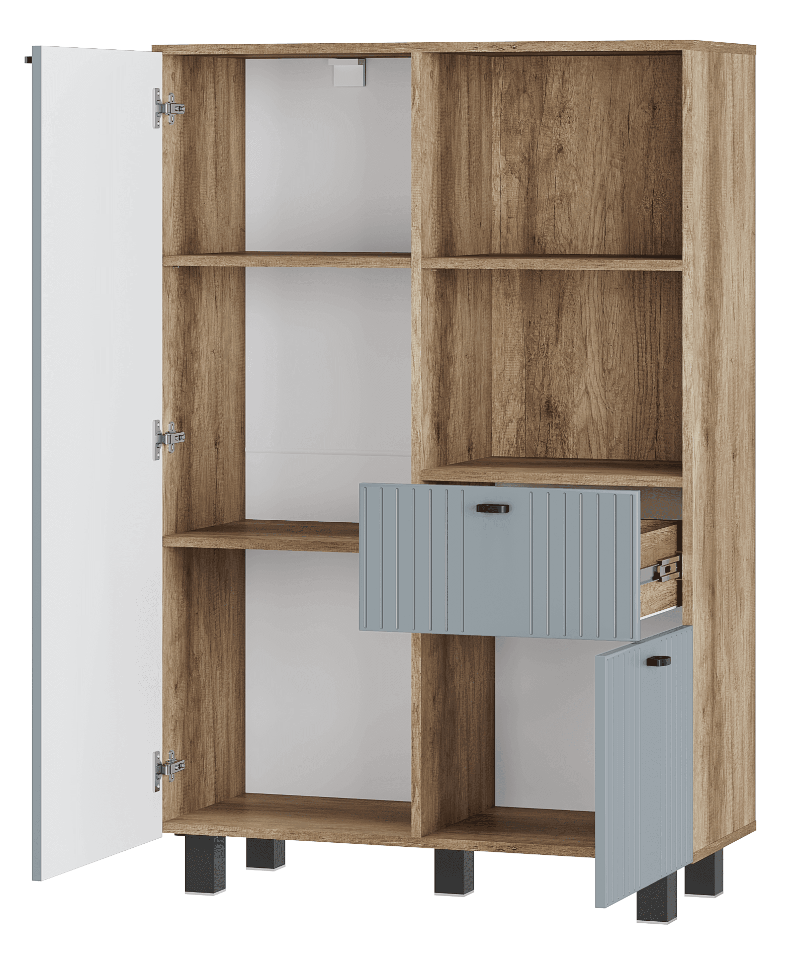 Шкаф ШК-16 (Олива Шарли бриз, модульная) - фото 2