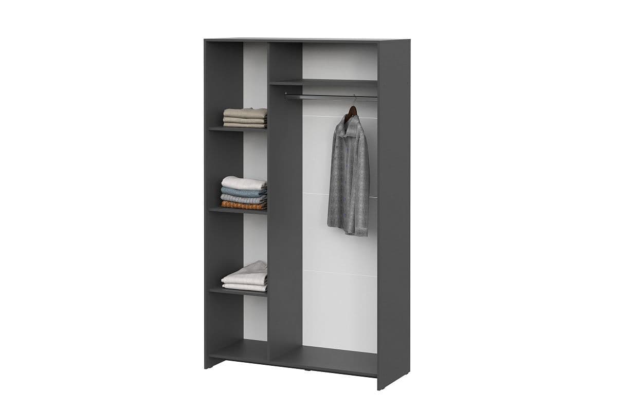 Шкаф трехстворчатый (Дольче Графит, модульная) - фото 2