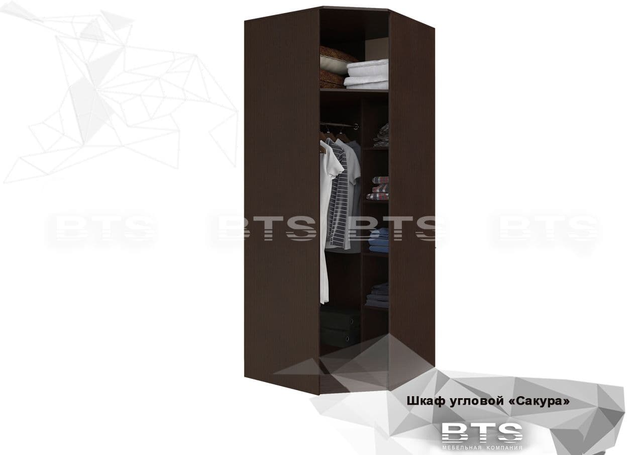 Шкаф угловой (Сакура, модульная) - фото 3