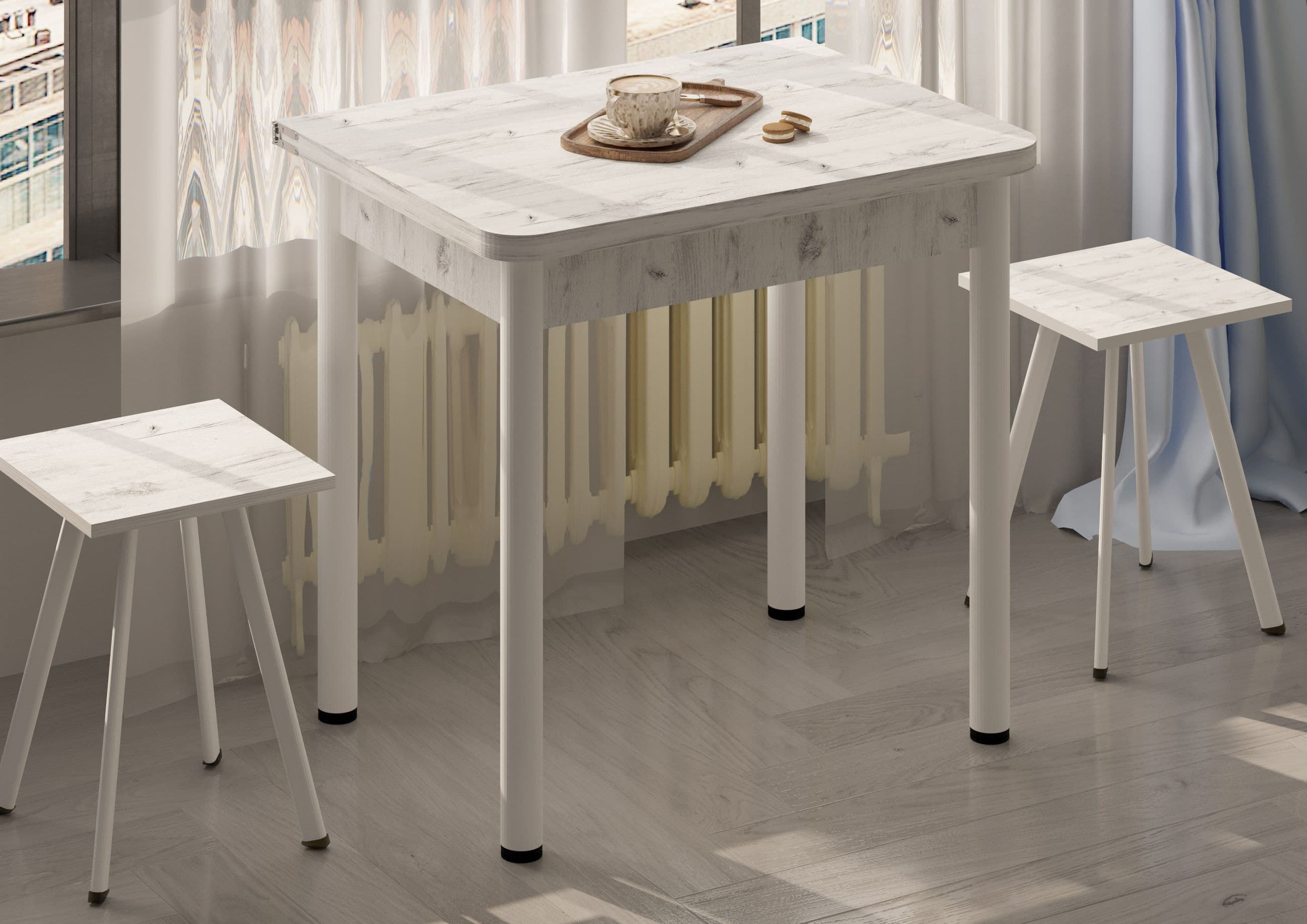 Стол поворотно-откидной Дуб Эльза