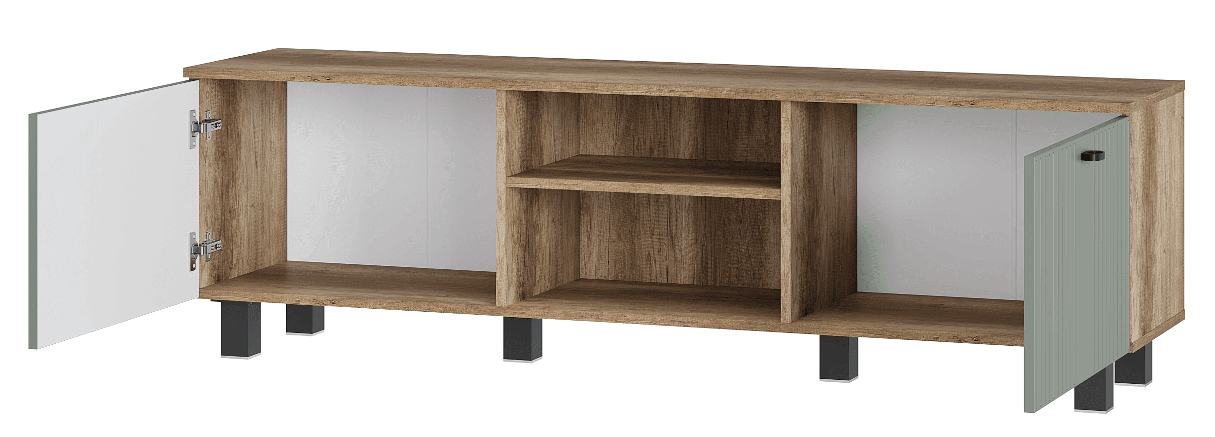 Тумба под ТВ ТБ-09 (Олива Эвкалипт, модульная) - фото 2