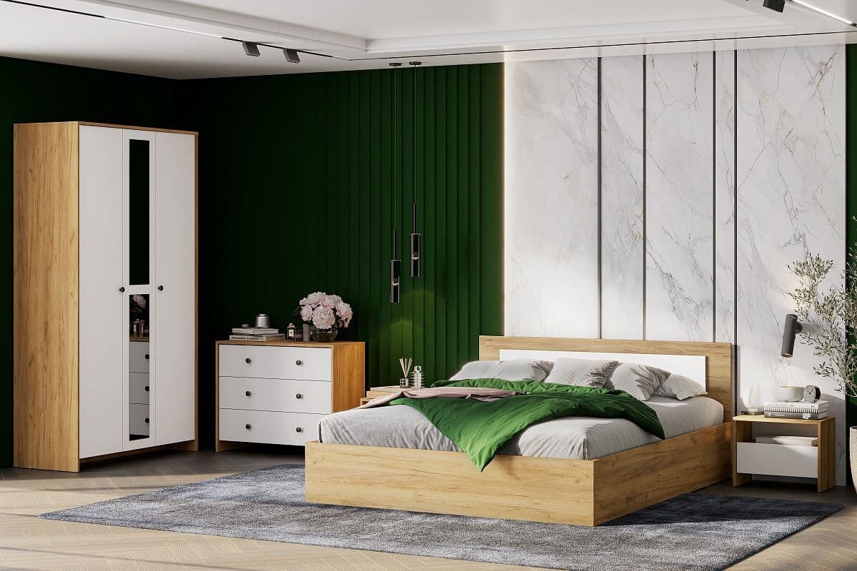 Тумба прикроватная (Дольче Дуб Золотой, модульная) - фото 4