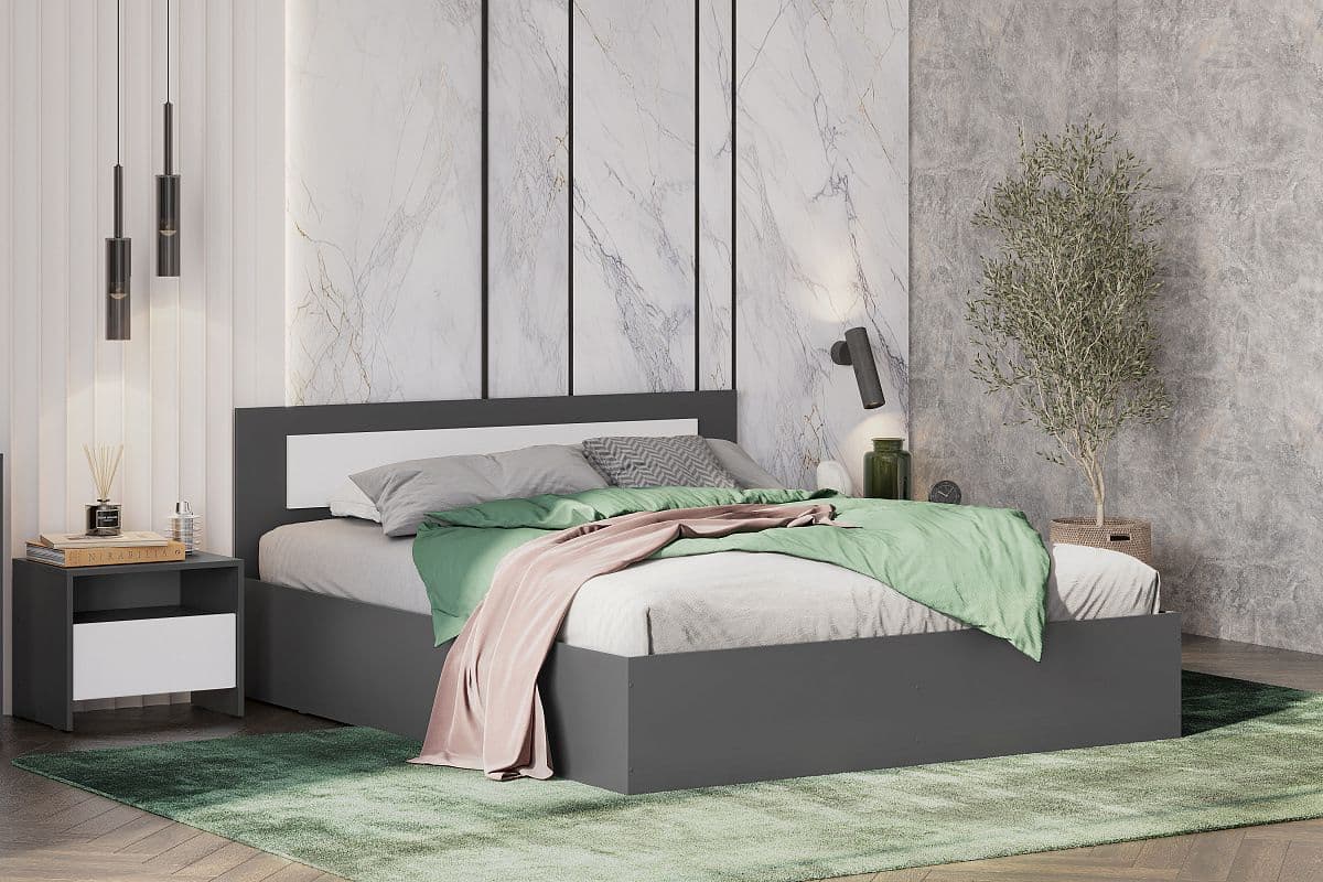 Тумба прикроватная (Дольче Графит, модульная) - фото 4