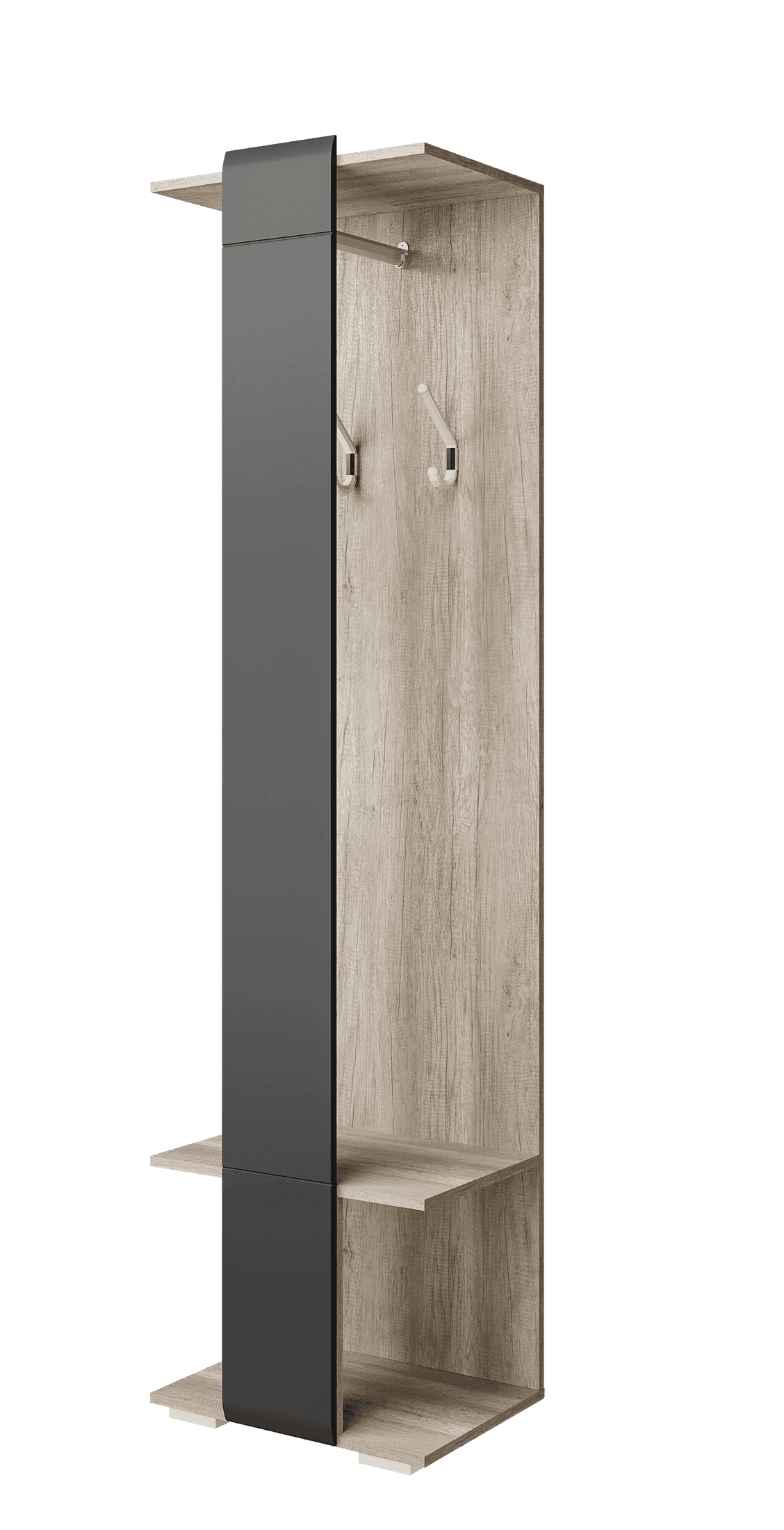 Вешалка ВШ-02 (Наоми Графит, модульная) - фото 2