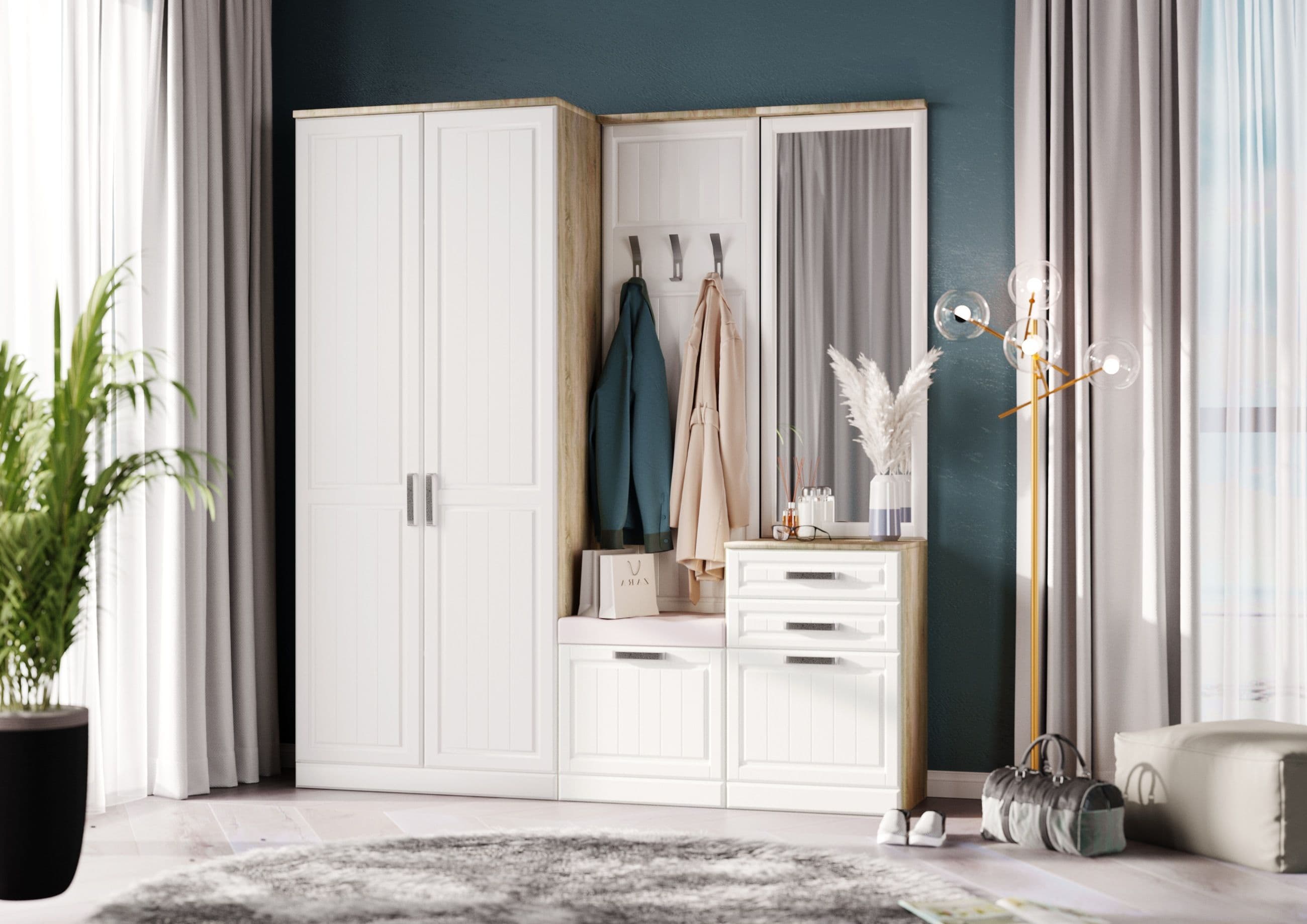 Зеркало сек. 1 (Венеция-1 Сонома, модульная) - фото 2