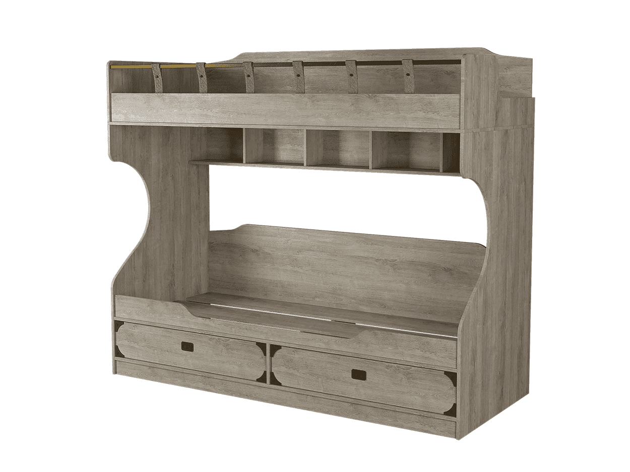 Кровать 2-х ярусная сек. 2 (Мираж-1, модульная)