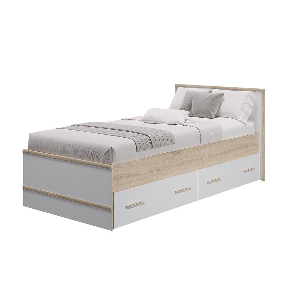 Кровать 900 LIGHT (Сакура Сонома, модульная)